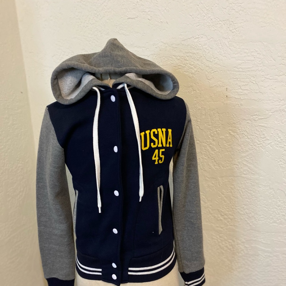 United States Naval Acadamy Sports Bomer Jacket